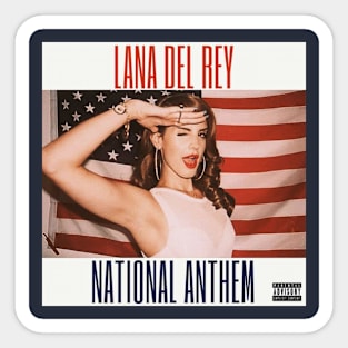 National Anthem Lana Del Rey Sticker